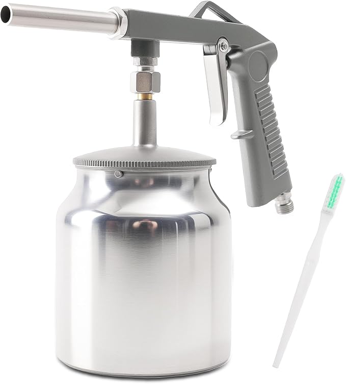 maXpeedingrods Undercoating Spray Gun, Automotive Spray Gun Air Spray Paint Gun with Suction Feed Cup for Sprayable Bed Liner Spray, Rubberized Truck Undercoating, Rust Proofing, Chip Guard Paint