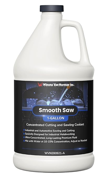 WVN Smooth Saw - General Purpose Concentrated Cutting and Sawing Coolant - Advanced Semisynthetic Fluid (Gallon Jug - Pack of 4)