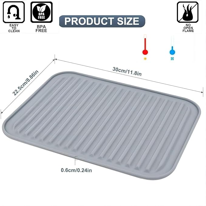 Silicone Trivets for Hot Pots and Pans, Hot Pads for Kitchen Counter, Multi-Purpose & Versatile Trivet Mat, 9x12 Inch Heat Resistant Pot Holders Mats for Table Tops Pink