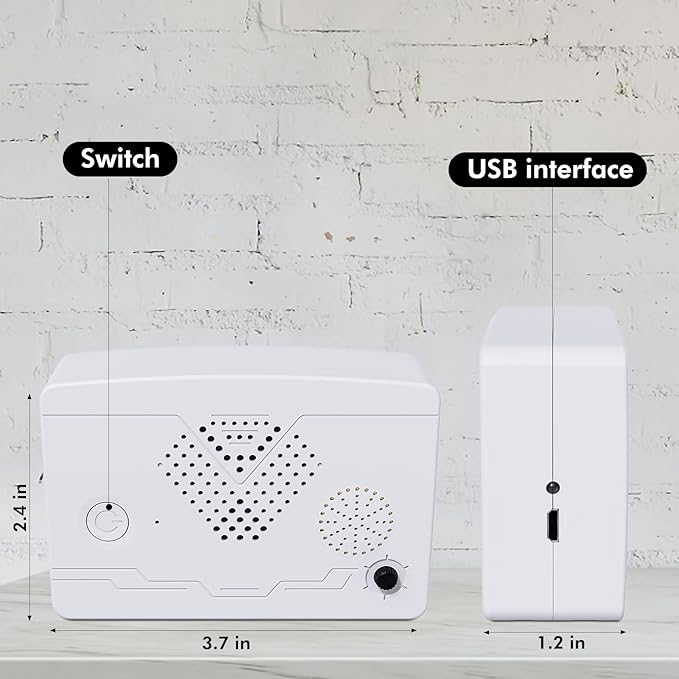 Ultrasonic Mouse Bat Repellent Devices, Adjustable Mode Pest Bat Repeller and Roach Killer, Rodent, Cat Repellent for House Indoor and Outdoor, Keep Bird Away, Ultrasonic Insect Deterrent