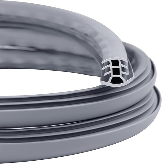 Flexible EPDM Rubber Strip (25 ft Long and 1 inch Wide) for Concrete Crack Repair and Replacement - Weather and Aging Resistant Expansion Joint Filler for Driveways and Sidewalks
