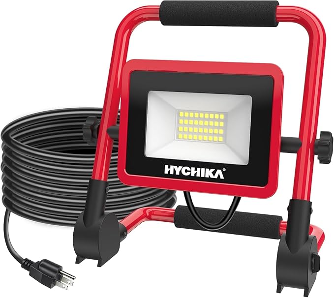 HYCHIKA Reciprocating Saw, 30W LED Work Light, 6.7A Jig Saw, Laser class: II, 3-Tool Power Tool Combo Kit