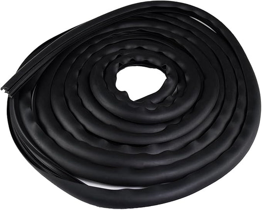 Concrete Expansion Joint Filler, 3/16" Expansion Joint Repair Replacement, Concrete Crack Repair, Backer Rod, Flexible Foam Rubber Seal, Rubber Strip for Sidewalk, Driveway, Walkway, Doors, Windows