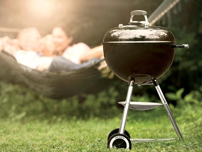 Weber Original Kettle Charcoal Grill for Outdoor Cooking and Barbecue, 18-Inch, Black