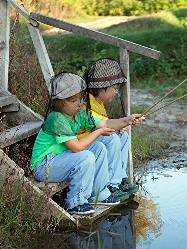 HESTYA 4 Pack Mosquito Head Net Mesh Face Cover Outdoor, Black