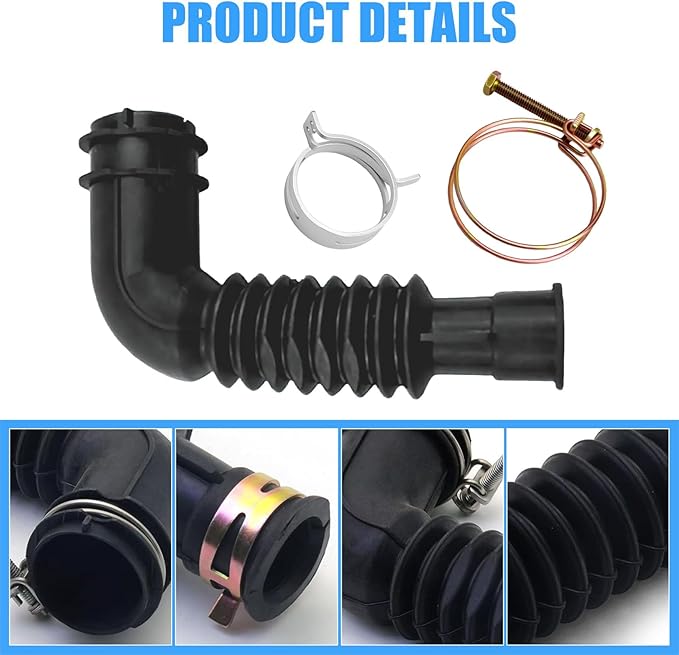 DC97-21561A Washer Tub-to-Pump Hose Fit for Samsung Washing Machine Drain Hose Assembly OEM Replacement Parts