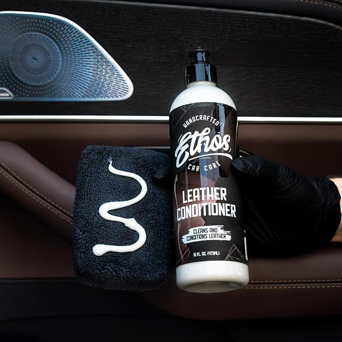 Ethos Car Interior Detailing Kit – All Purpose Interior Cleaner & Leather Cleaner – UV Protection, Stain Removal, and Deep Conditioning for Cars, Trucks, SUVs, Motorcycles, RVs & More
