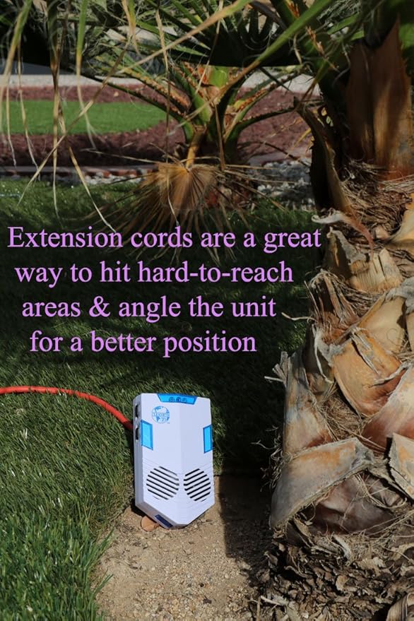 Cleanrth CI007 Advanced Ultrasonic Insect Repelling System - Demands Insects & Bugs to Leave