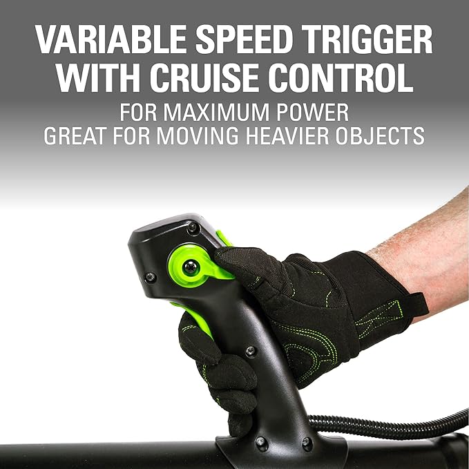Greenworks 80V (180 MPH / 610 CFM / 75+ Compatible Tools) Cordless Brushless Backpack Blower, 2.5Ah Battery and Rapid Charger Included, Green/Black