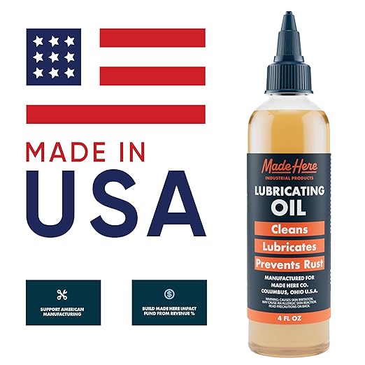 Multi-use Lubricating Penetrant Oil - High-Performance, Rust Prevention, Non-Toxic Formula, 4oz - Ideal for Home, Automotive, and Industrial Use