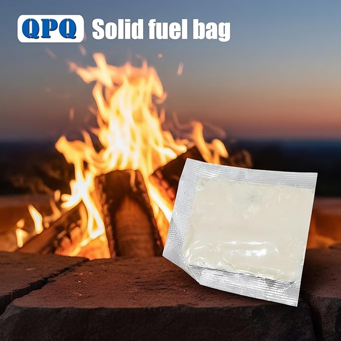 QPQ Quick Instant Fire Starter - 100 Pack,Odorless and Non-Toxic Eco-Friendly,for Charcoal, Campfire, Fireplaces, Wood Stoves, Waterproof Indoor & Outdoor Firestarter