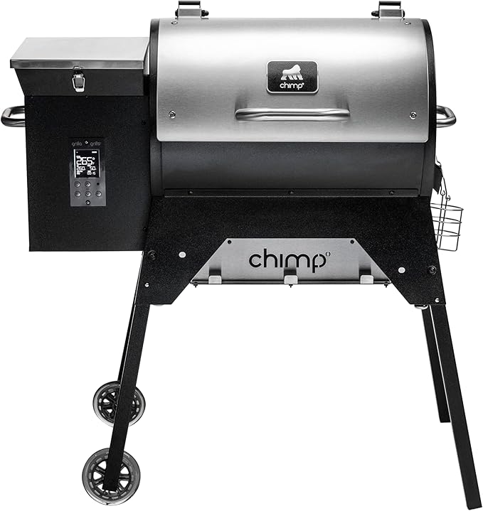 GRILLA Chimp 1.0 Tailgater Pellet Grill with Foldable Design, Wifi Connectivity, Compact Design, For Outdoor Grilling, Tailgating, and BBQ