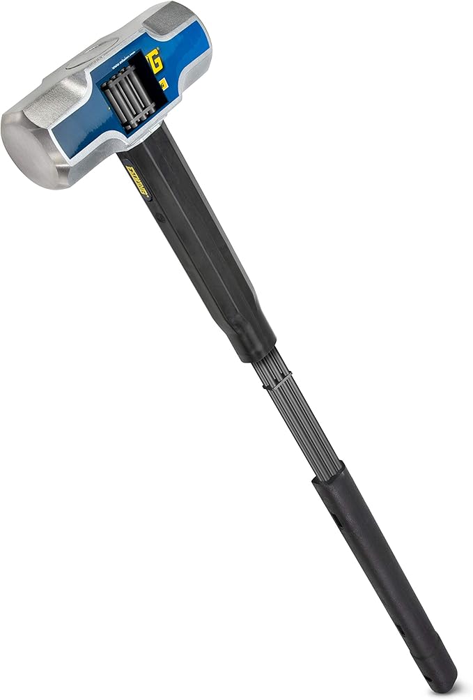 Estwing 8 lb Soft Face Sledge Hammer - 36" Indestructible Handle, Shock-Absorbing Grip, Overstrike Resistant