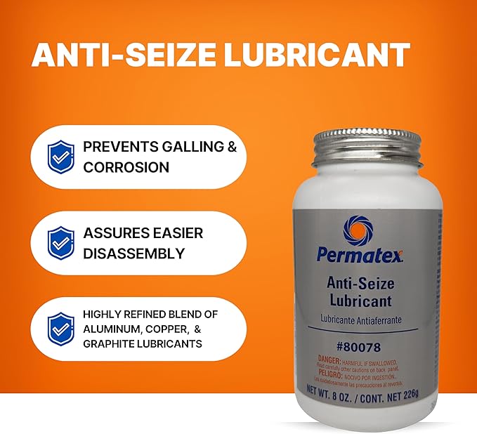 Permatex 80078-12PK Anti-Seize Lubricant, 8 oz. (Pack of 12)