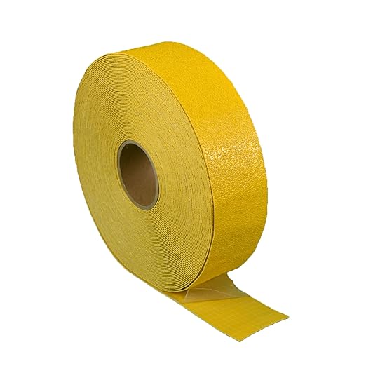Reflective Pavement Marking Tape Slip-Resistant and Durable, Heavy-Duty Rubber Base for Outdoor Applications, Perfect for Driveways, Walkways, and Parking Areas (Yellow, 3 Inch X 108 Feet)