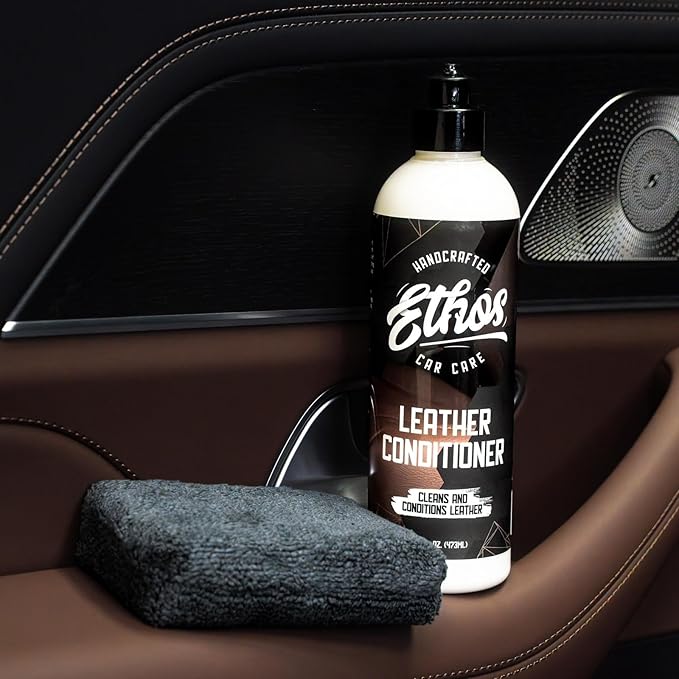 Ethos Car Interior Detailing Kit – All Purpose Interior Cleaner & Leather Cleaner – UV Protection, Stain Removal, and Deep Conditioning for Cars, Trucks, SUVs, Motorcycles, RVs & More