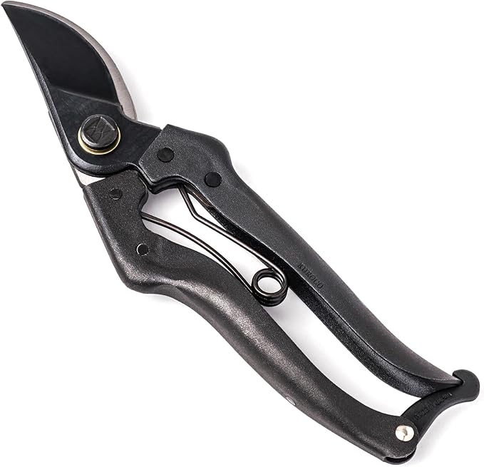 Professional Forged Bypass Pruning Shears 7.9" Japanese Hand Garden Scissors Made in Japan (Standard Model)