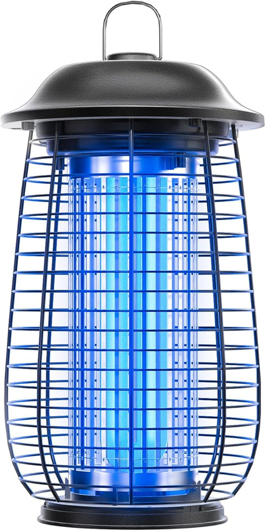 Bug Zapper Indoor & Outdoor, 4200V Electric Mosquito Zapper, 10 Years Lifespan, 6.5ft Power Cord, Waterproof, Fly Trap Mosquito Trap, Fly Killer Fly Zapper for Home, Patio, Kitchen, Backyard, Camping