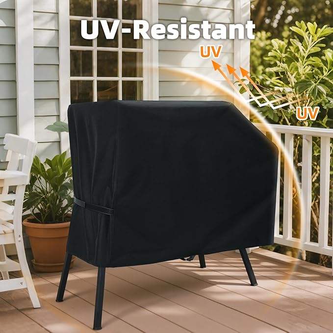 NOELIFE Grill Cover for Blackstone 22 inch Griddle with Hood and Stand, Waterproof Griddle Accessories for Blackstone 17 and 22 inch, Windproof and UV Resistant (Cover only)