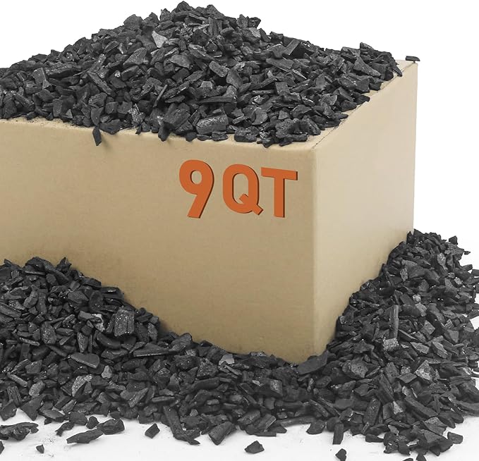 9 Quarts Horticultural Charcoal for Indoor Plants-Hardwood Potting Soil Amendment for Orchids, Succulent, Cactus, Terrariums, and Gardening