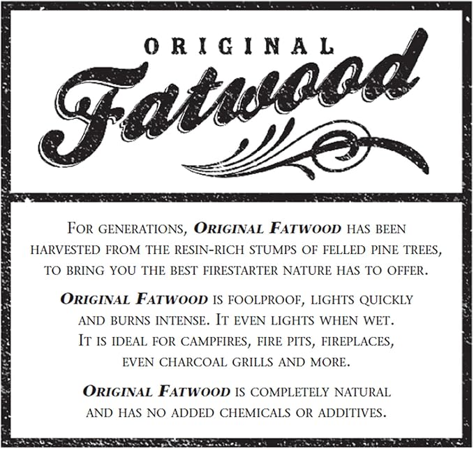 Trademark Fatwood Firestarter Kindling Sticks,Brown