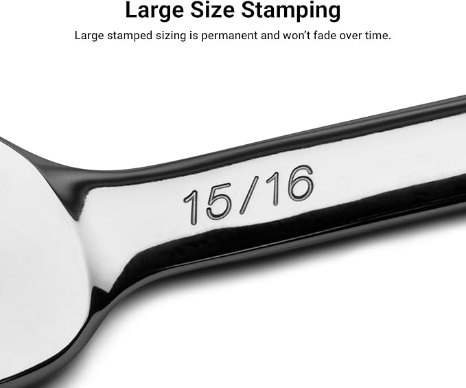 Capri Tools 3/4-inch Combination Wrench, 12 Point, SAE, Chrome (1-1409)