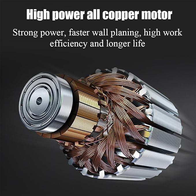 Concrete Shovel Machine,Electric Wall Planer Handheld Power Wall Scraper Wall Shovel Machine,1-4mm Depth Adjustable for Paint Putty Removal,Wall Repair Tools
