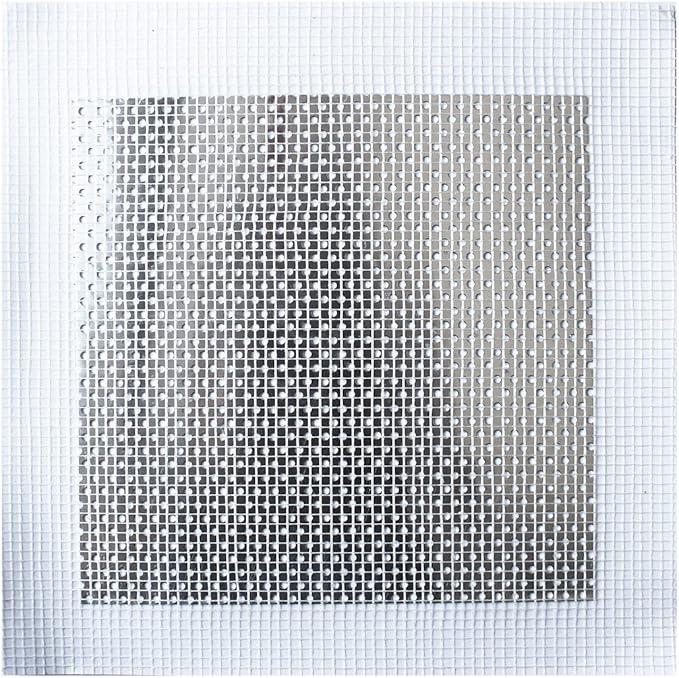 Drywall Repair Patch, Wall Patch Repair Kit, Self Adhesive Wall Mesh Repair, Large Hole Patch for Drywall, Sheet Rock Patch, Aluminum Sheetrock Ceiling Dry Wall Patch and Grit Sandpaper Scraper
