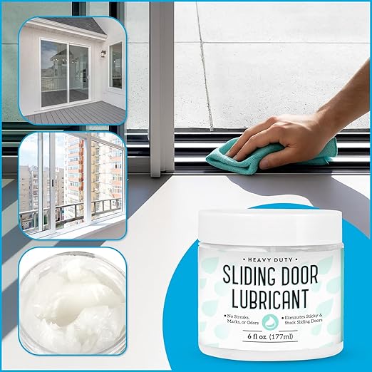 Impresa Heavy Duty Sliding Door Lubricant, 6 oz – Hinge & Garage Door Lubricant for Smooth Operation – Ideal for Hatches, Glass, Patio, or Garage Doors
