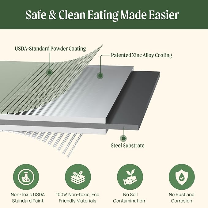 32" Extra Tall Raised Garden Bed Kits, 3.5 x 3.5 x 2.7ft Raised Planter Box Outdoor, 2 x 5 x 2.7ft Deep Root 4 in 1 Modular Metal Raised Beds for Gardening Vegetables Flowers Fruits - Modern Gray