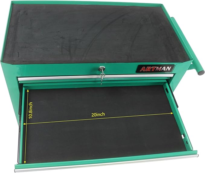 7 Drawers Tool Cart on Wheels,Multifunctional Rolling Tool Chest Tool Storage,Drawers Rolling Tool Trolley Organizer Tool Case for Repair Shop,Garage,Warehouse,Workshop (7 Drawers-29.9"H-Green)