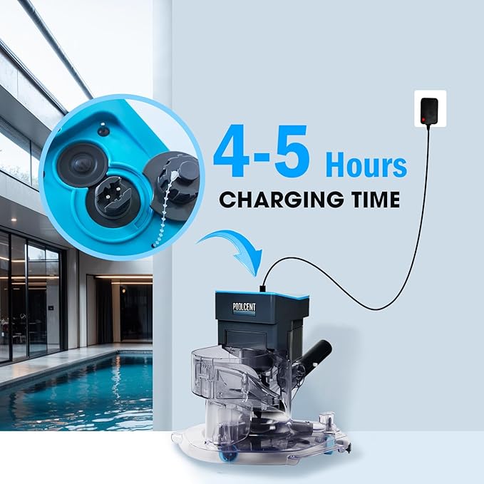 Heavy-Duty Cordless Rechargeable Pool Leaf Vacuum, 31GPM Ultra Strong Suction, 3 in 1 Cleaning Solution – Deep, Shallow & Surface Skimmer, for Above Ground Pools & In Ground Pools