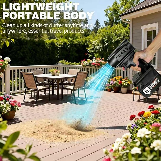 Jet Blower V3.0 Cordless Leaf Blower - 150,000 RPM 200 Mph Turbo Jet Blower for Lawn, Yard, Driveway, Garage Cleaning - Compatible with Dewalt Blowers（for Dewalt）