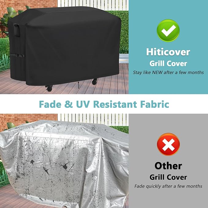 Grill Cover for Nexgrill Daytona 720-1116 4-Burner Propane Gas Griddle, Waterproof Outdoor BBQ Griddle Cover