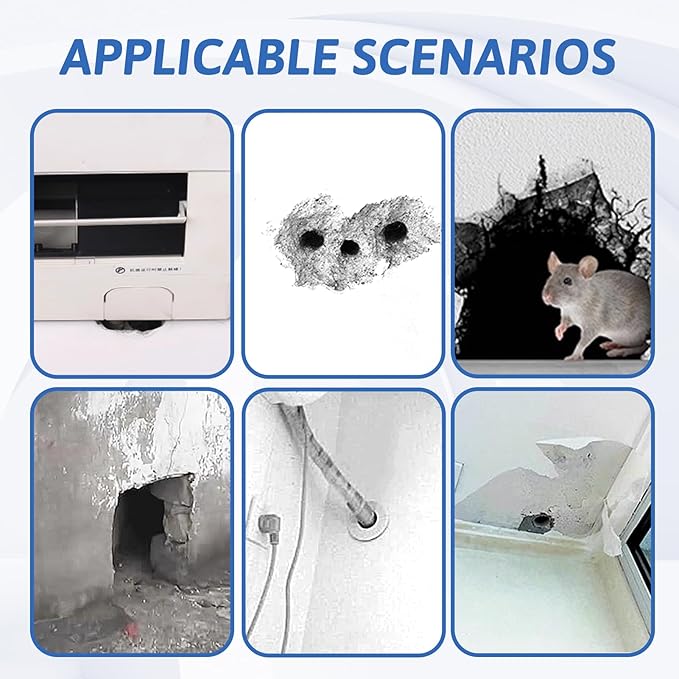 6-PCS (20g Each) White Seal Putty Waterproof Duct Seal Repair Sealing Clay, Waterproof Sealant Mastic & Cement Crack Filler - Ideal for Air Conditioning Hole,Home Mending Mud for Drain Connection