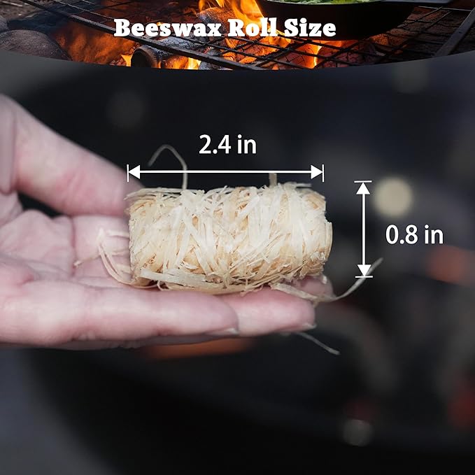80 PCS Fire Starter, Fire Starters for Campfires, Chimney, Fire Pit, BBQ, Wood Fireplace, Pizza Oven, Smoker, Pellet Stove, Charcoal Starter, Fire Starters for Grill