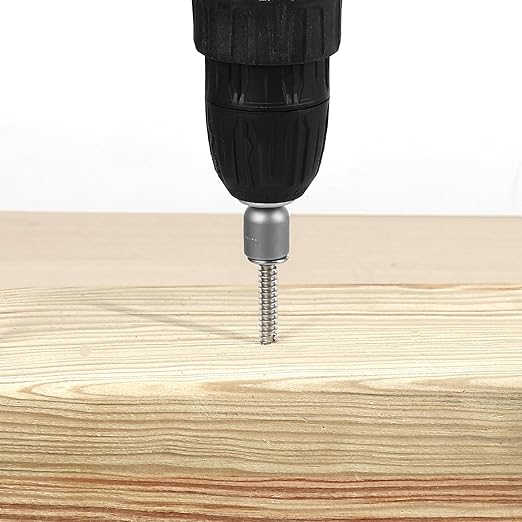 MewuDecor #12 x 2 (1/2" to 3" Available) Hex Washer Head Self Drilling Sheet Metal Screws with Drill Point, Stainless Steel 410, 50 PCS