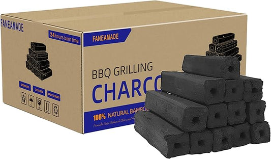 Lump Charcoal, Binchotan Charcoal for Grilling and Smoking, Charcol Briquettes, Barbecue, Smokeless, Low Ash, Long Burning for Smoker, BBQ (5 lb)