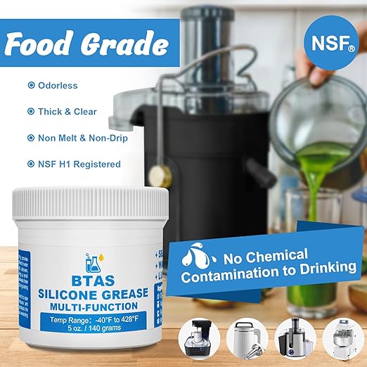 Plumber Faucet Pool Silicone Grease,O Ring Filter Rubber Gasket Lubricant Food Grade 5 oz
