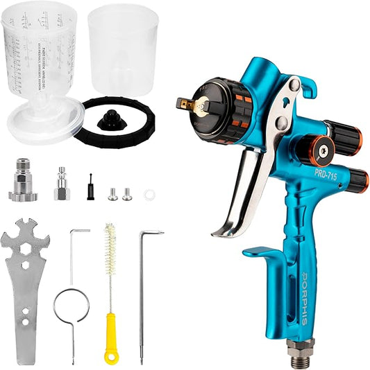 Automotive Refinishing Spray Gun PRD-715 Middle Pressure 1.3mm Nozzle Paint Spray Gun