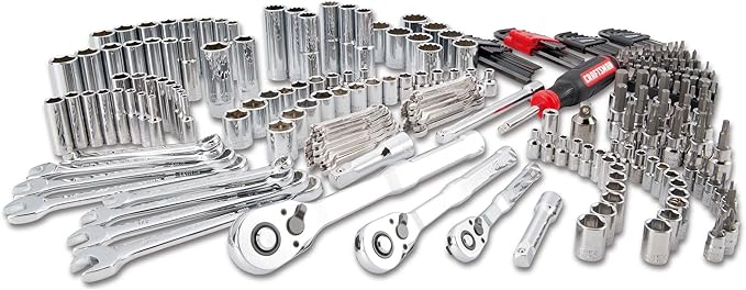 Craftsman 262-Piece Mechanic Tool Set with 3-Drawer VERSASTACK Box, SAE and Metric Socket Set, Car and Motorcycle Tool Kit with Combination Wrenches and Spark Plug Sockets (CMMT45309)