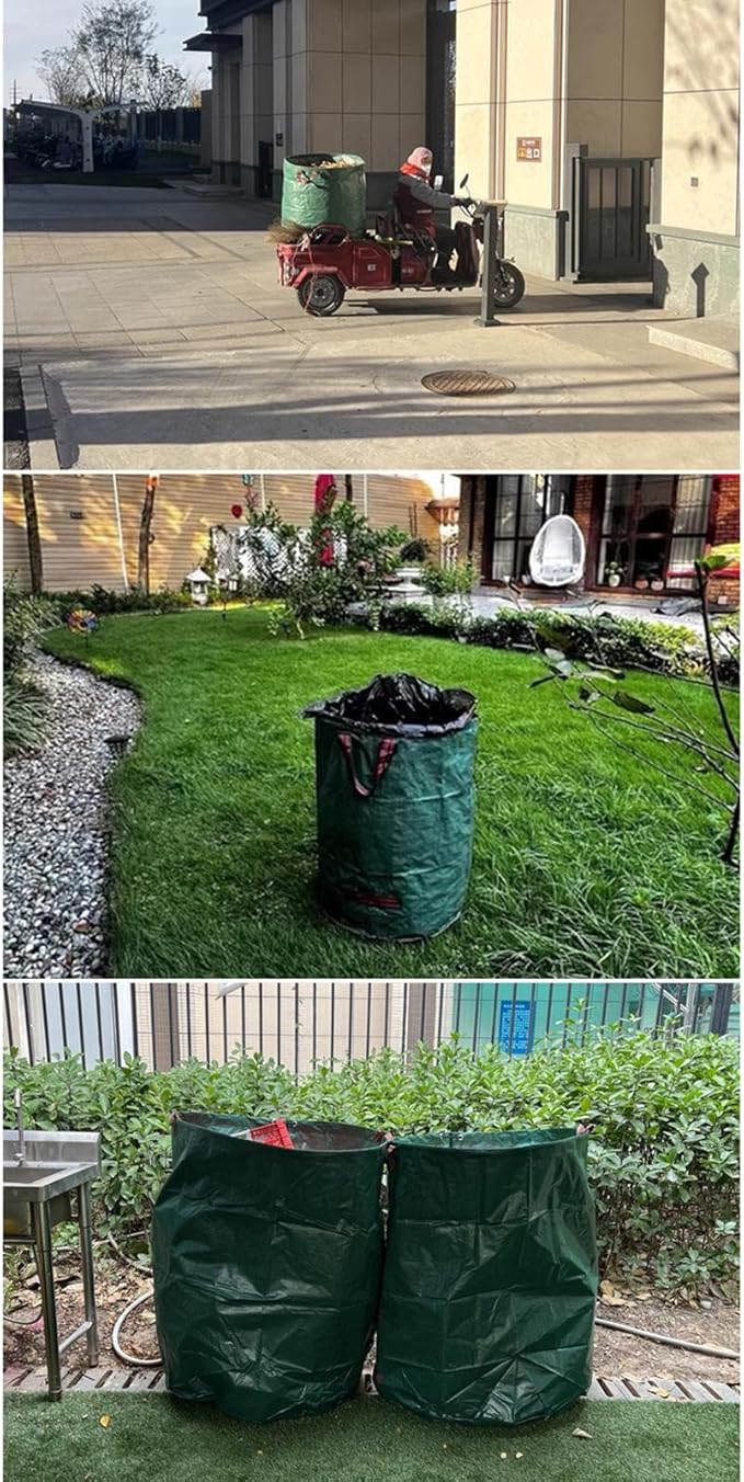Fallen Leaf Storage Bag, Efficient Debris Management, 67x76cm, Yard Waste Bag, Reusable Dirt Waste Container, Large Capacity Storage, For Garden