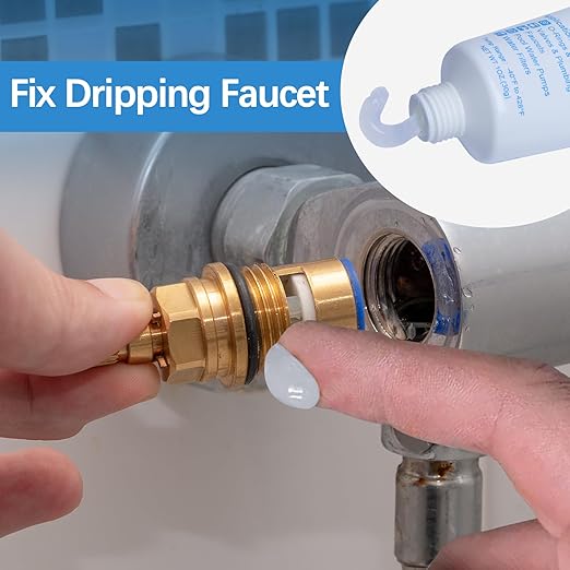 Plumbers Silicone Grease Food Grade for Faucet O Ring Valve Rubber Pool Pump Lubricant Sealing Waterproof 1 oz 1 Pcs