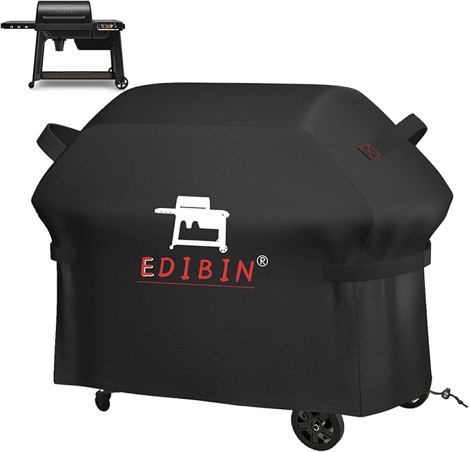 Grill Cover for Traeger Woodridge Pro Grill & Woodridge Elite Grill, BAC776 for Traeger TFB97JLH TFC97XLH Full Length Cover 600D Heavy Duty Waterproof,67" L x 27" W x 46" H