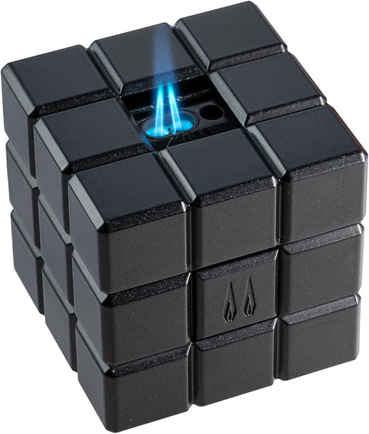 Colibri Heritage Cube Desk Lighter - Black