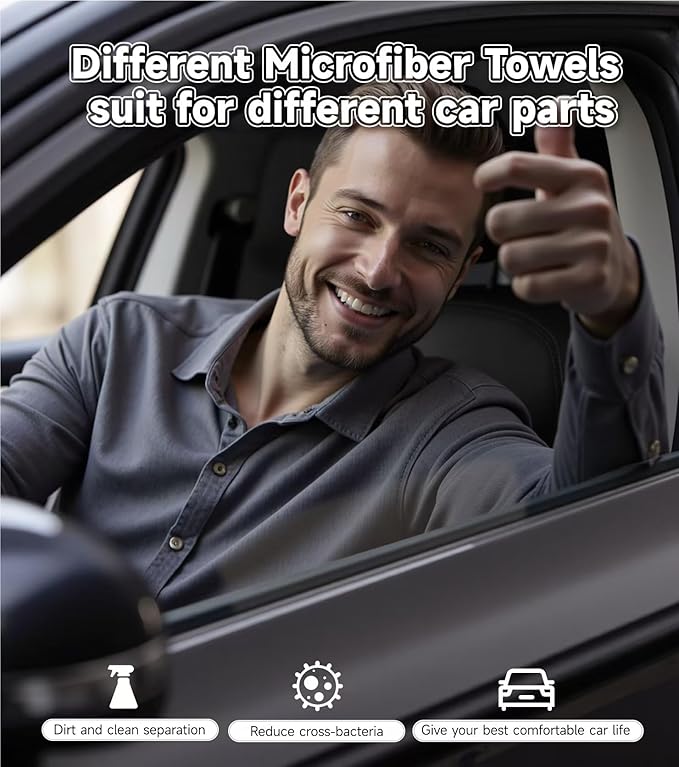 Drying Towel for Car Detailing Super Absorption Water Microfiber for Tender Care Thickened Towel for Speeding up Drying Car 15.75''*15.75''