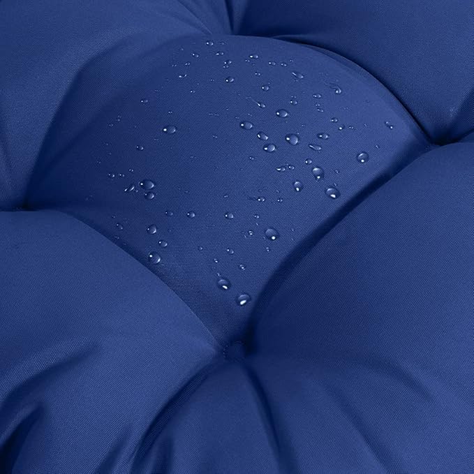 QILLOWAY Indoor/Outdoor Chaise Lounge Cushion,Spring/Summer Seasonal Replacement Cushions. (Navy)
