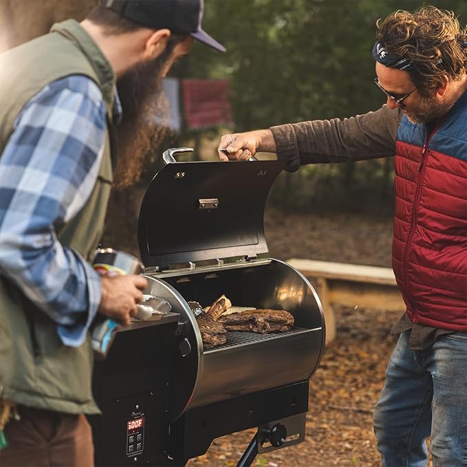 recteq Pellet Grill - Road Warrior 340 + Grilling Basics Bundle, Portable Electric Pellet Smoker Grill, BBQ, Wood Pellets, Sear, Smoke, and More