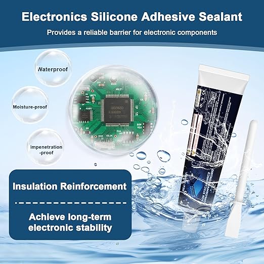 200ml Conformal Coating for Electronics, Silicone Conformal Coating Insulating Sealant, Waterproof & Heat Resistant, for Circuit Board and Component Protection