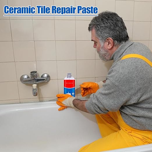 Tile Repair Kit - 50ml Marble and Granite Repair Kit | Ceramic and Granite Crack Filler with Strong Adhesion | Tile Hole for Shower, Wall, Floor, & Countertop